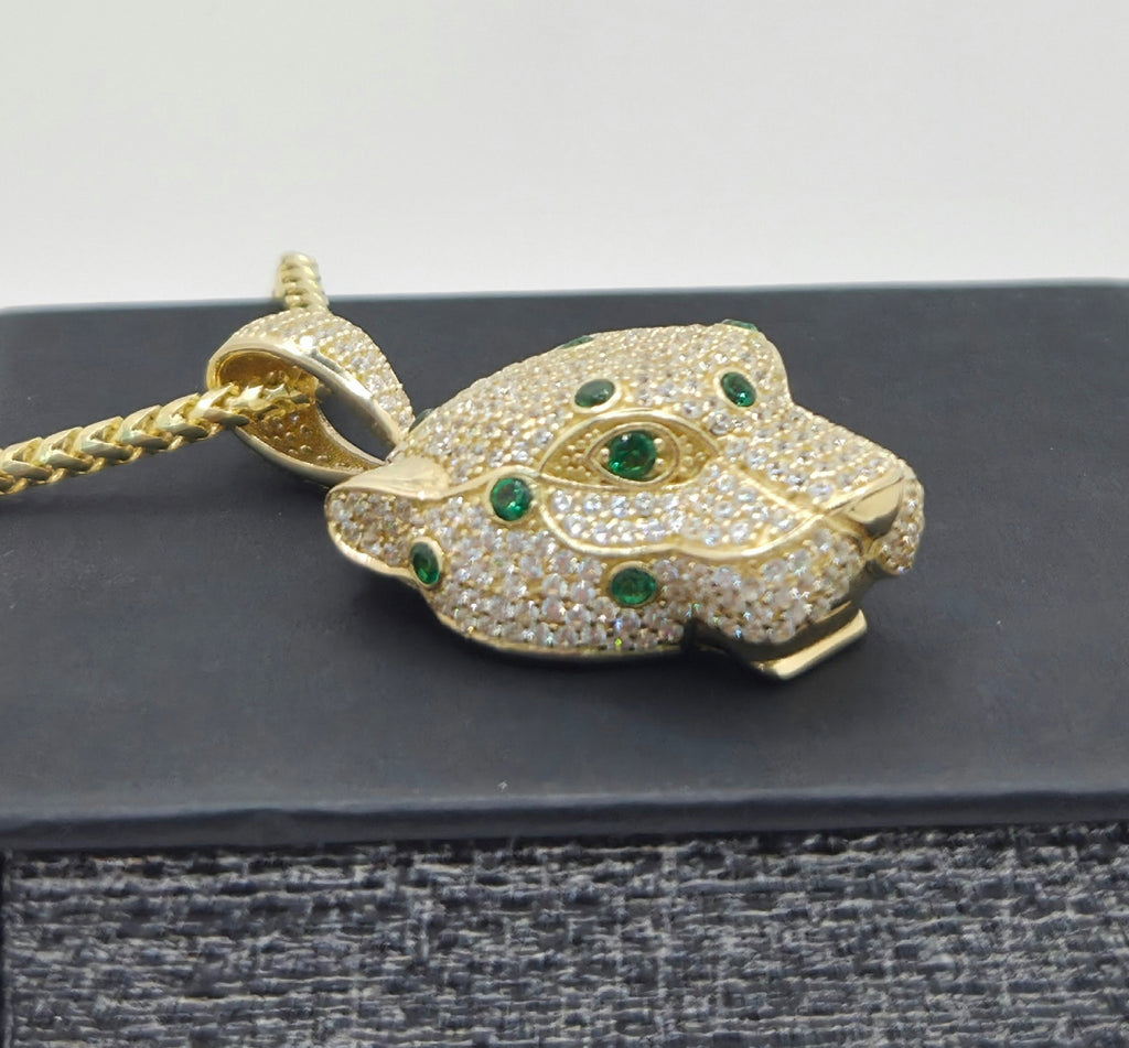 14K MODERN CZ TIGER HEAD PENDANT – JY Jewelry Wholesale