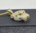 14K MODERN CZ TIGER HEAD PENDANT – JY Jewelry Wholesale