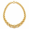 10K DIAMOND CUT GRADUATED ROLO CHAIN – 18" – JY Jewelry Wholesale