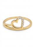 14K SMALL HEART SILHOUETTE RING – 7 – JY Jewelry Wholesale