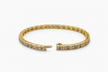 14K VINTAGE DESIGN YELLOW GOLD AND DIAMOND WOMAN'S BRACELET – 7" – JY Jewelry Wholesale