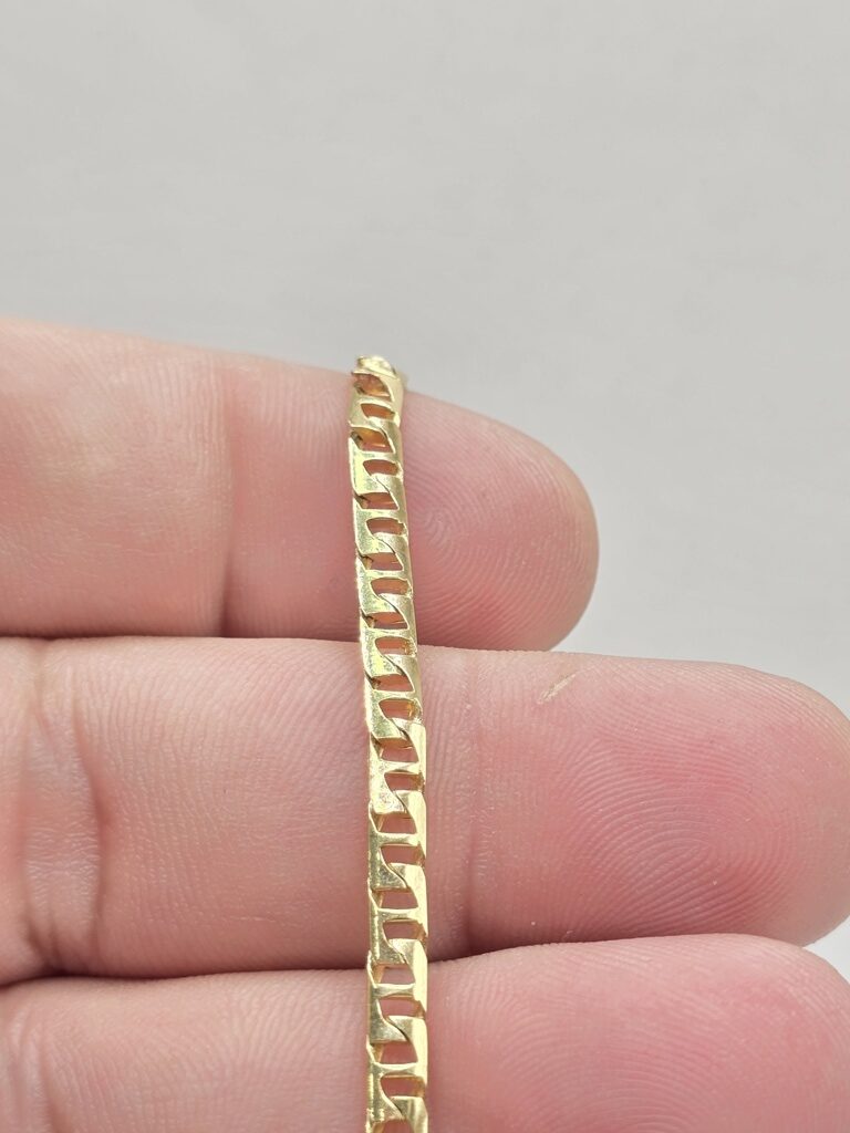 10K SQUARE MARINER CHAIN – 3mm 20" – JY Jewelry Wholesale