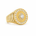 10K ELEGANT ROUND STONE CENTER RING – 10 – JY Jewelry Wholesale