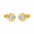 14K DIAMOND DELICATE EARRINGS Size – JY Jewelry Wholesale