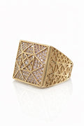 10K SQUARE ROSETTA RING – 11 – JY Jewelry Wholesale