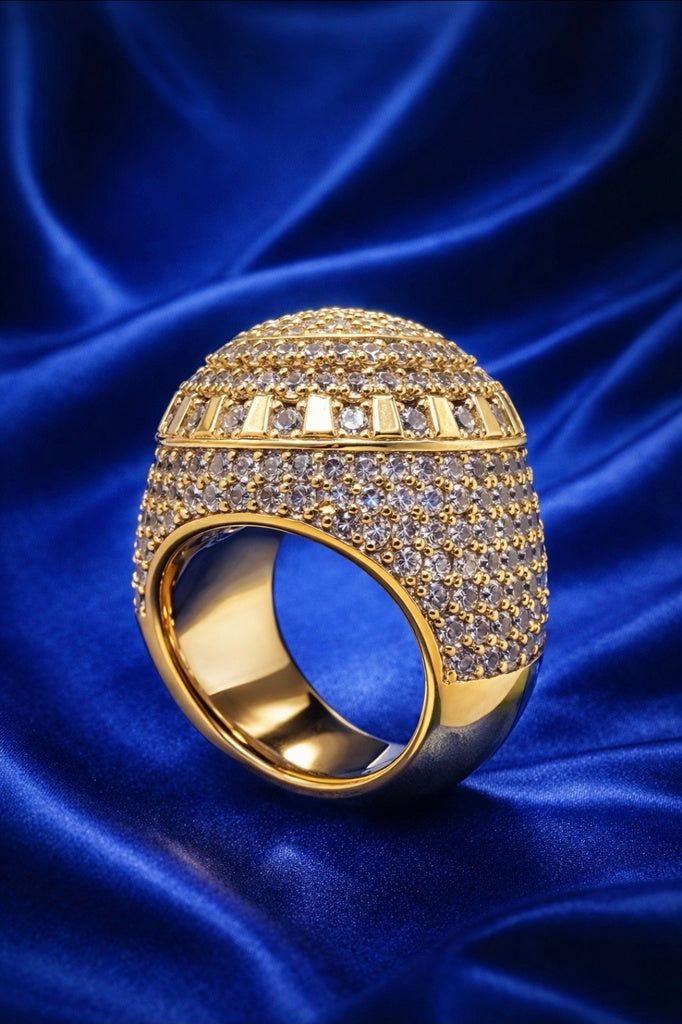 10K MODERN CZ MAN'S RING – 8.5 – JY Jewelry Wholesale