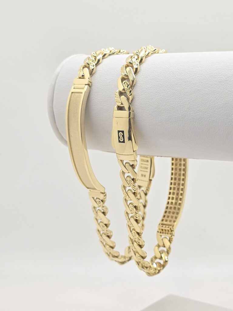 10K ID BRACELET MONACO CERTIFIED – JY Jewelry Wholesale