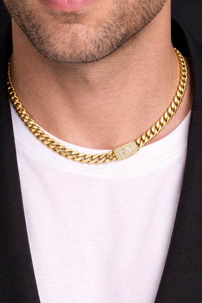 10K MONACO STYLE CHAIN – 6MM 18" – JY Jewelry Wholesale