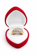 10K SHELL SHAPE DIAMOND WOMAN'S RING – 6.5 – JY Jewelry Wholesale