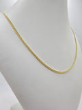 10K SEMISOLID MIAMI CUBAN CHAIN – 24" 2MM – JY Jewelry Wholesale
