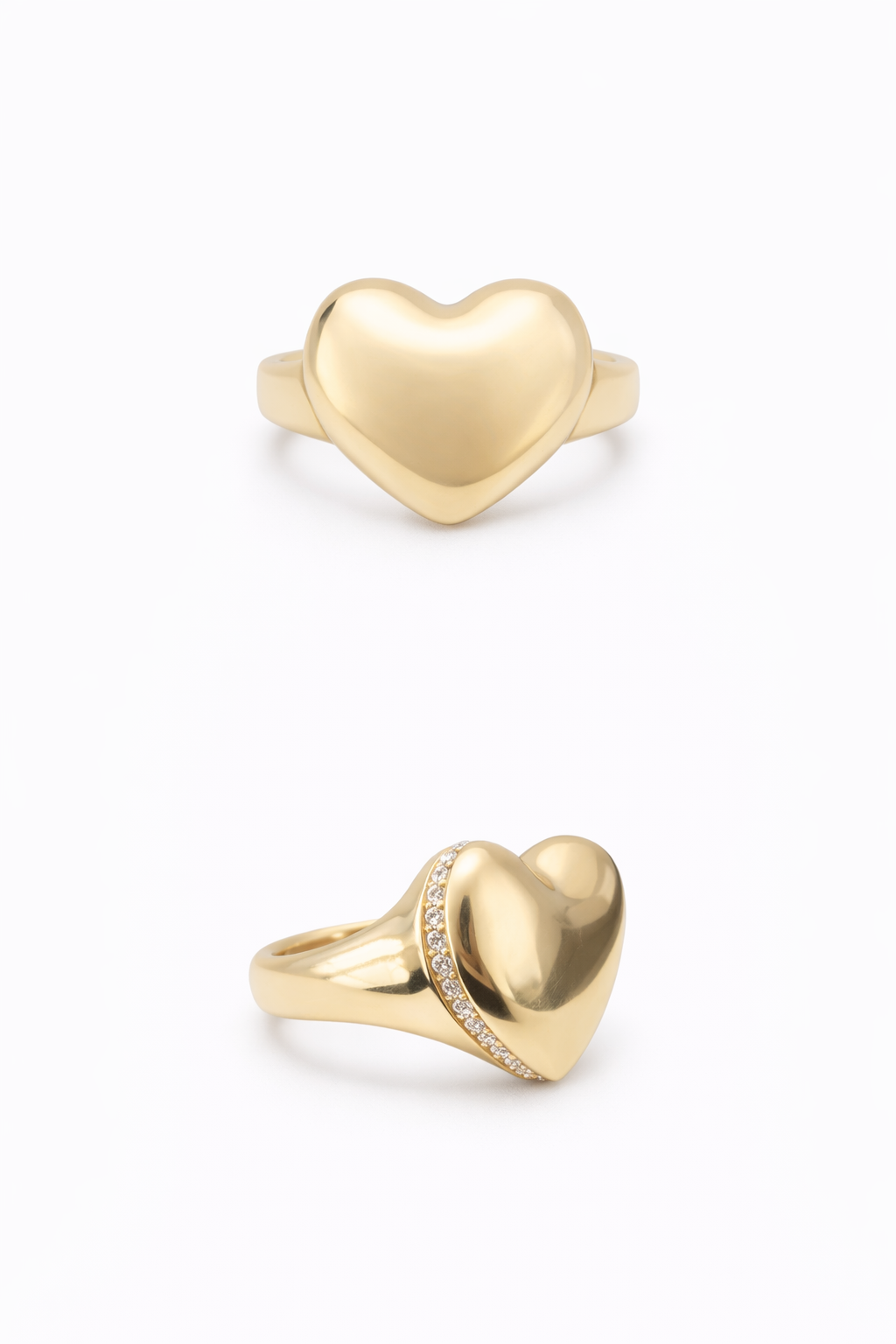 10K HEART RING – 8.5 – JY Jewelry Wholesale