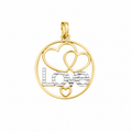 10K MODERN ROUND HEART PENDANT – JY Jewelry Wholesale