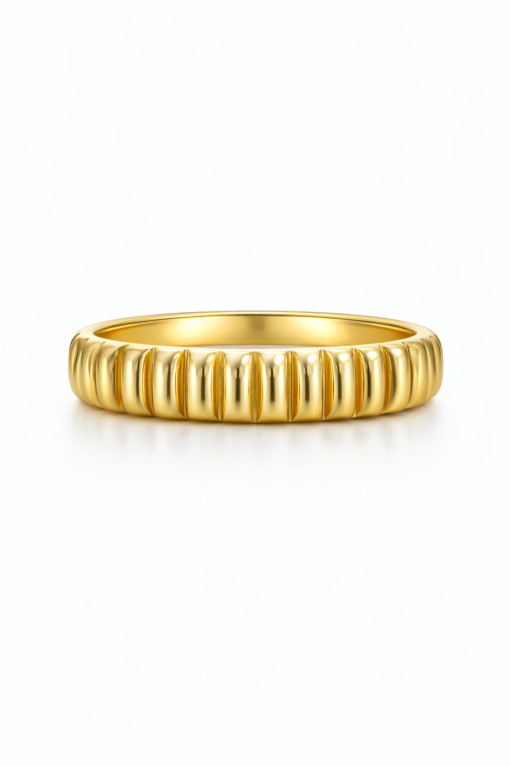 14K MODERN DETAIL RING – 7 – JY Jewelry Wholesale