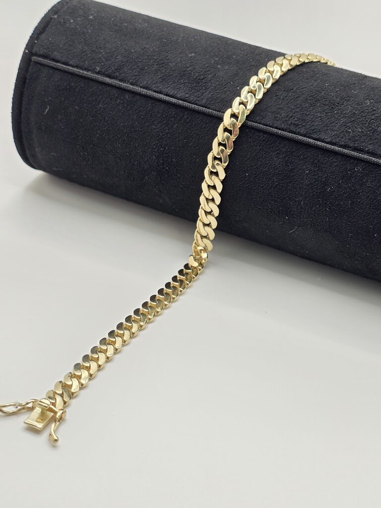 10K HOLLOW MIAMI CUBAN BRACELET – 8" 6MM – JY Jewelry Wholesale