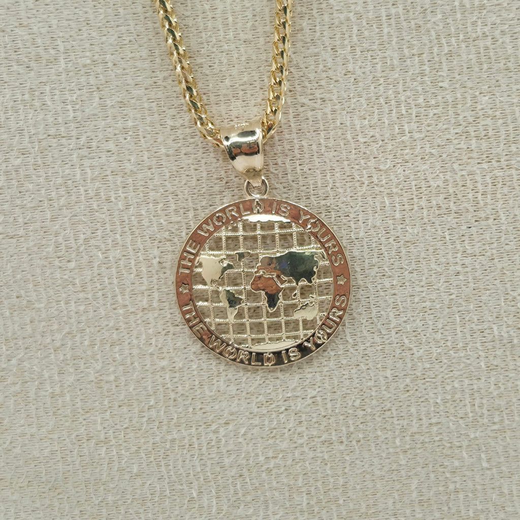 10K EXTRA SMALL THE WORLD IS YOURS GLOBE PENDANT – JY Jewelry Wholesale