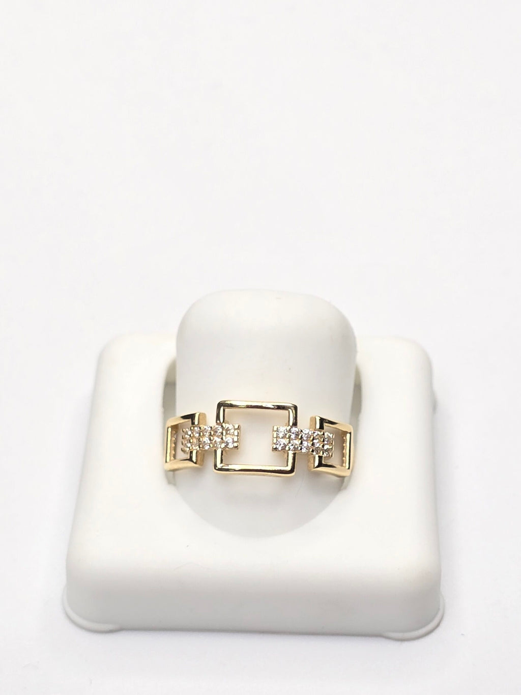 14K DELICATE SQUARE CHAIN RING – 7 – JY Jewelry Wholesale
