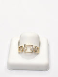14K DELICATE SQUARE CHAIN RING – 7 – JY Jewelry Wholesale