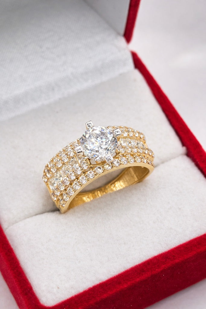 10K SMALL ROUND ELEGANT PROMISE RING – 7 & 8 & 9 – JY Jewelry Wholesale