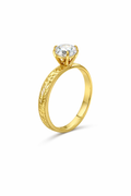 10K DIAMOND CUT DETAILS PROMISE RING – 7 – JY Jewelry Wholesale