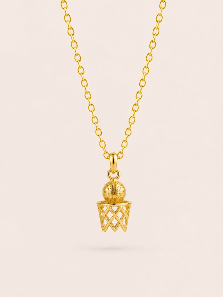 10K EXTRA SMALL BASKETBALL NET PENDANT – XS – JY Jewelry Wholesale