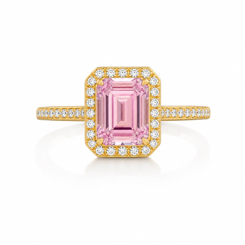 14K SPECIALOFFER BIRTHSTONE SQUARE WOMAN'S RING – 7 – JY Jewelry Wholesale