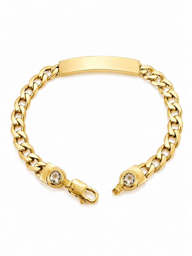 10K SPECIAL OFFER ID BRACELET – 5MM 7.25" – JY Jewelry Wholesale