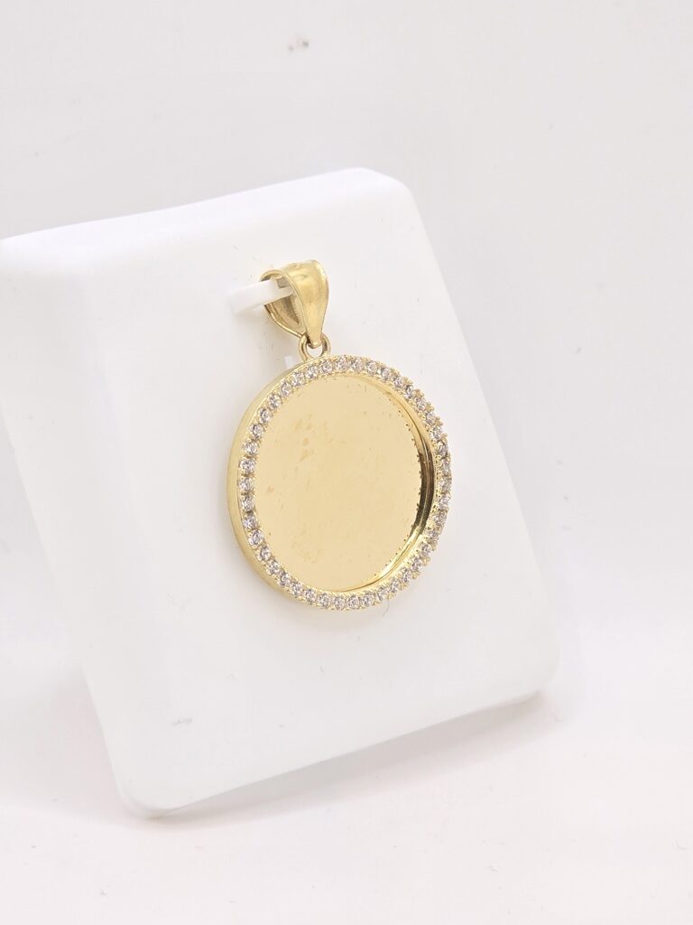 10K MEMORIAL PENDANT CZ EDGE – JY Jewelry Wholesale