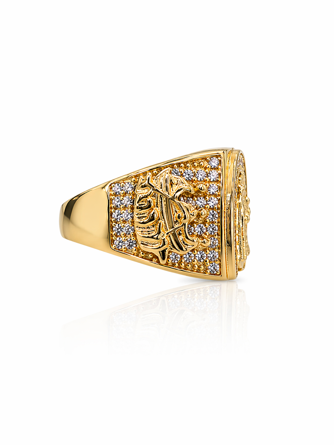 10K VIRGEN DE LA CARIDAD RING – 9.5 – JY Jewelry Wholesale