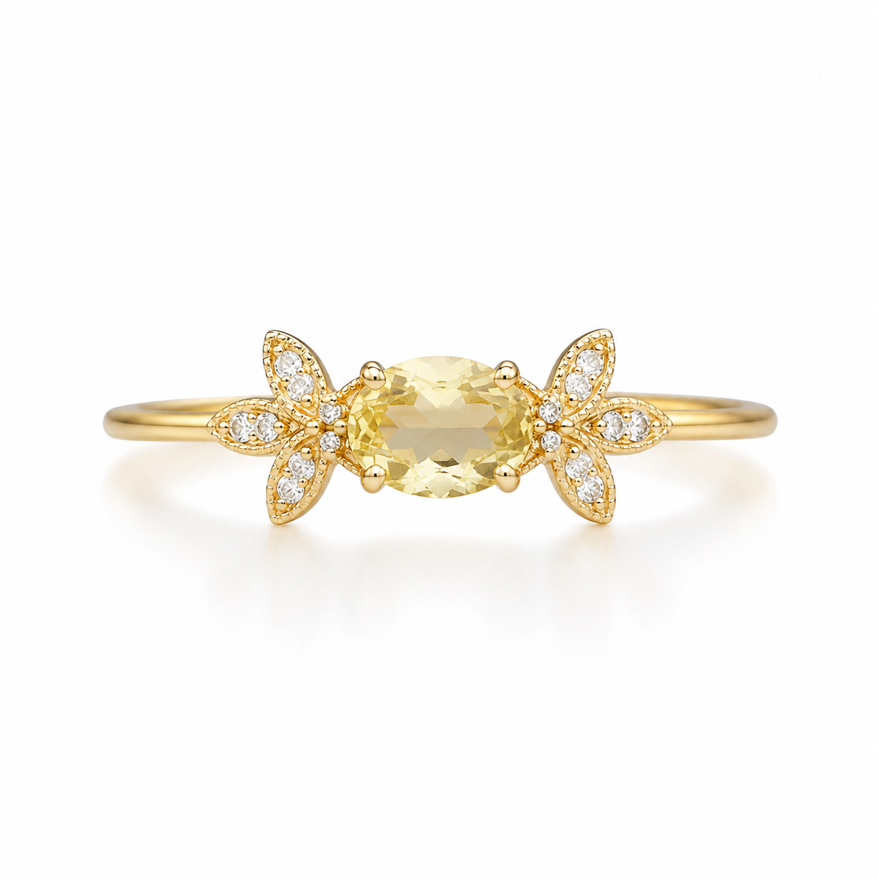 14K DIAMOND PROMISE RING – 7 – JY Jewelry Wholesale