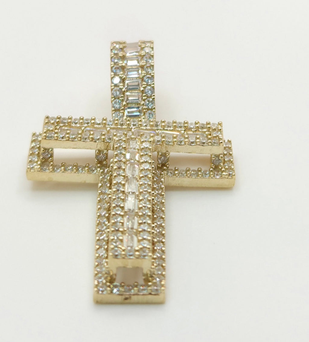 10K SMALL CZ ''T'' LETTER PENDANT – JY Jewelry Wholesale