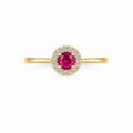 10K RED STONE RING – 8 – JY Jewelry Wholesale