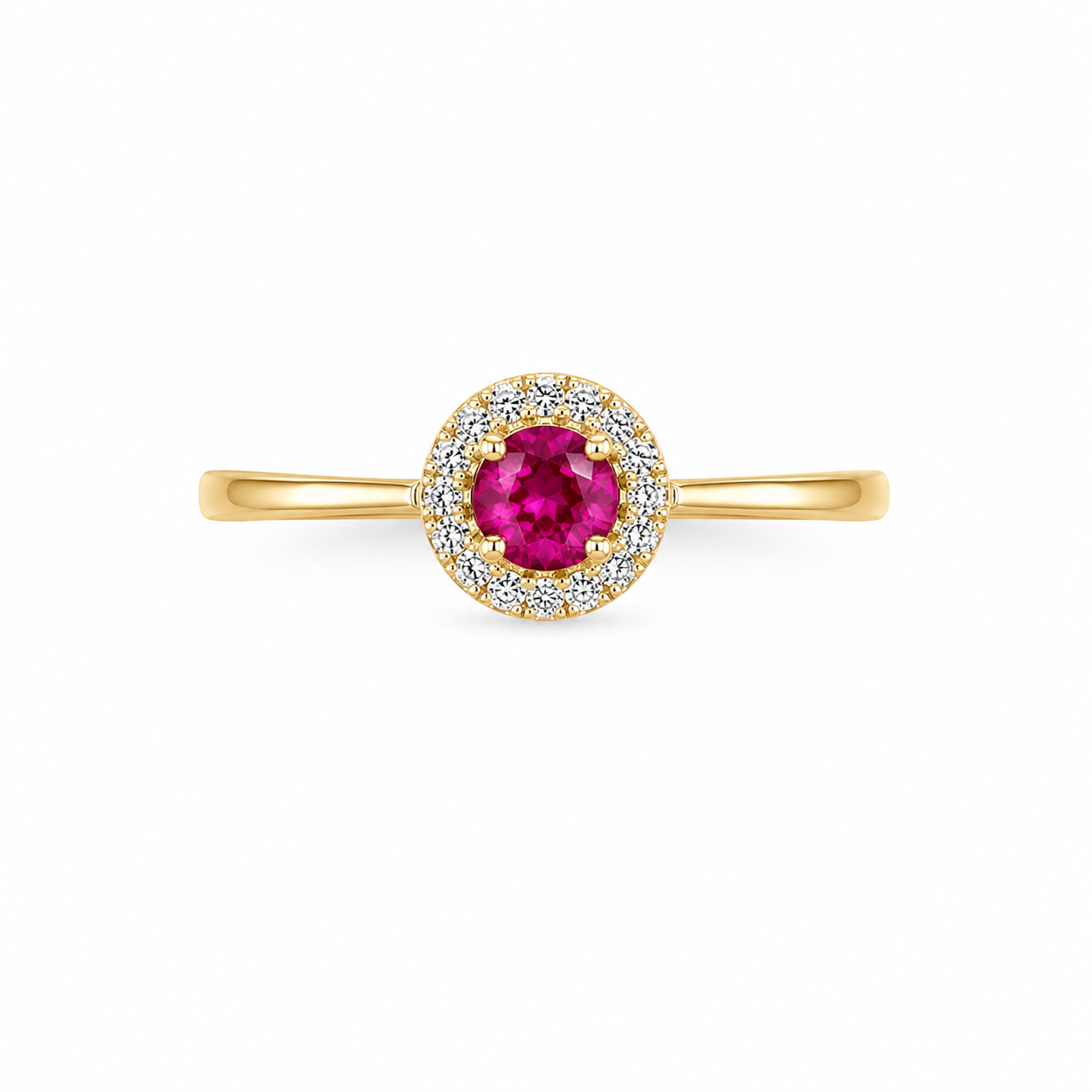 10K RED STONE RING – 8 – JY Jewelry Wholesale