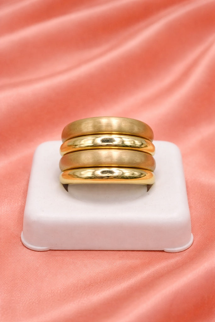 10K MODERN GEOMETRIC RING – 7 – JY Jewelry Wholesale