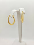 10K SMALL MODERN OVAL HOOPS EARRINGS – JY Jewelry Wholesale