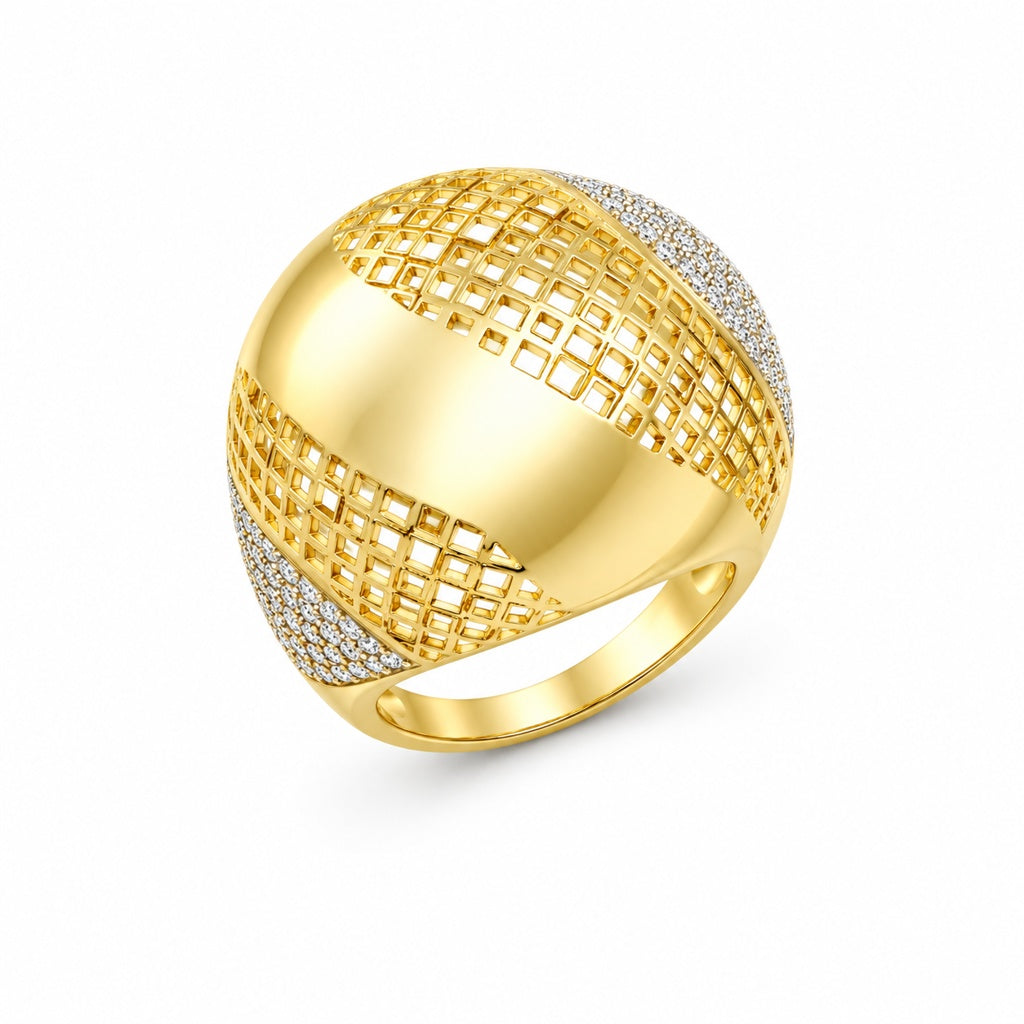 10K PUFFY RING – 7, 8 & 9 – JY Jewelry Wholesale
