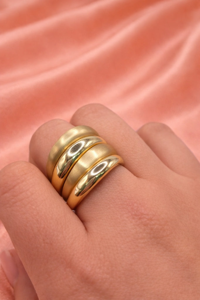 10K MODERN GEOMETRIC RING – 7 – JY Jewelry Wholesale