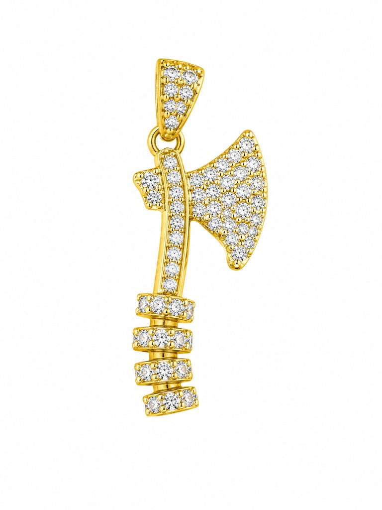 10K CZ AXE PENDANT – JY Jewelry Wholesale