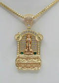 14K LAST SUPPER & SAN LAZARO PENDANT – JY Jewelry Wholesale