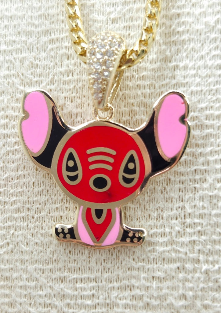 10K RED FLAT STYLE STITCH PENDANT – JY Jewelry Wholesale