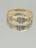 14K CZ DELICATE MEN'S RING – 10 – JY Jewelry Wholesale