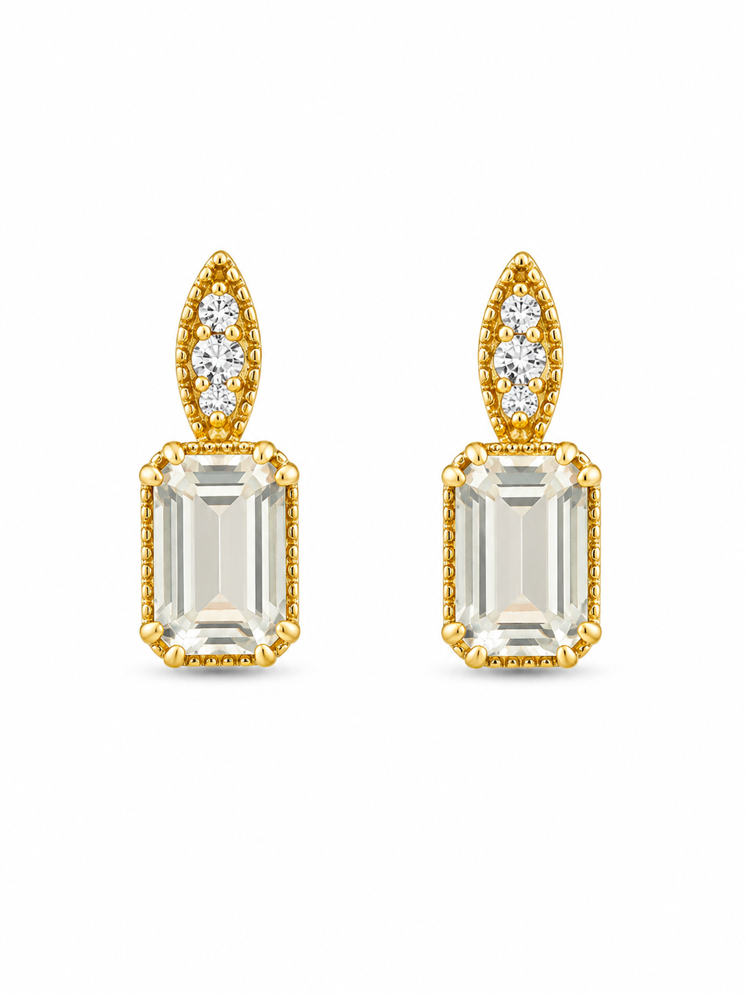 14K DIAMOND DELICATE EARRINGS Size – JY Jewelry Wholesale