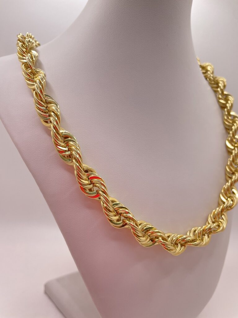 10K ROPE STYLE CHAIN 8MM 26" – JY Jewelry Wholesale