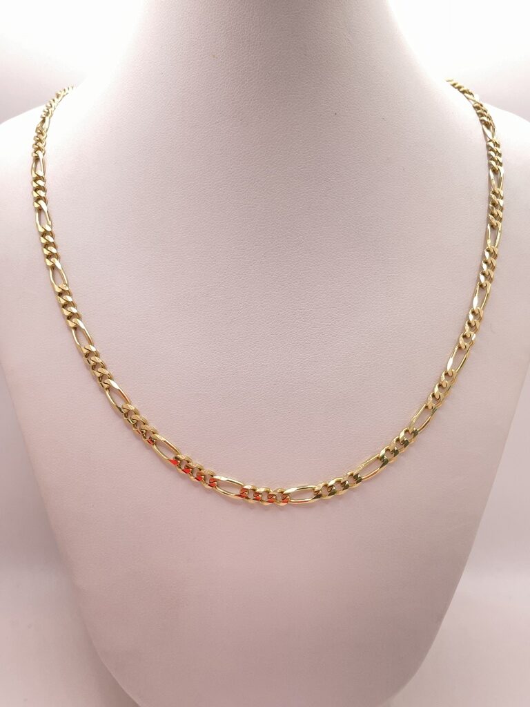 10K FIGARO CHAIN 24" 4MM – JY Jewelry Wholesale