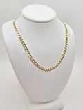 10K HOLLOW CUBAN CURB FLAT CHAIN – 16" 3.5MM – JY Jewelry Wholesale
