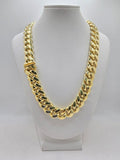 10K SEMISOLID MIAMI CUBAN CHAIN 15MM 26" – JY Jewelry Wholesale