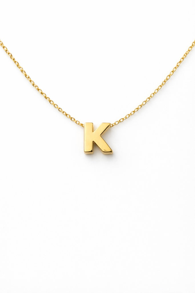 10K CHAIN ??WITH LETTER "K" PENDANT – 18 – JY Jewelry Wholesale
