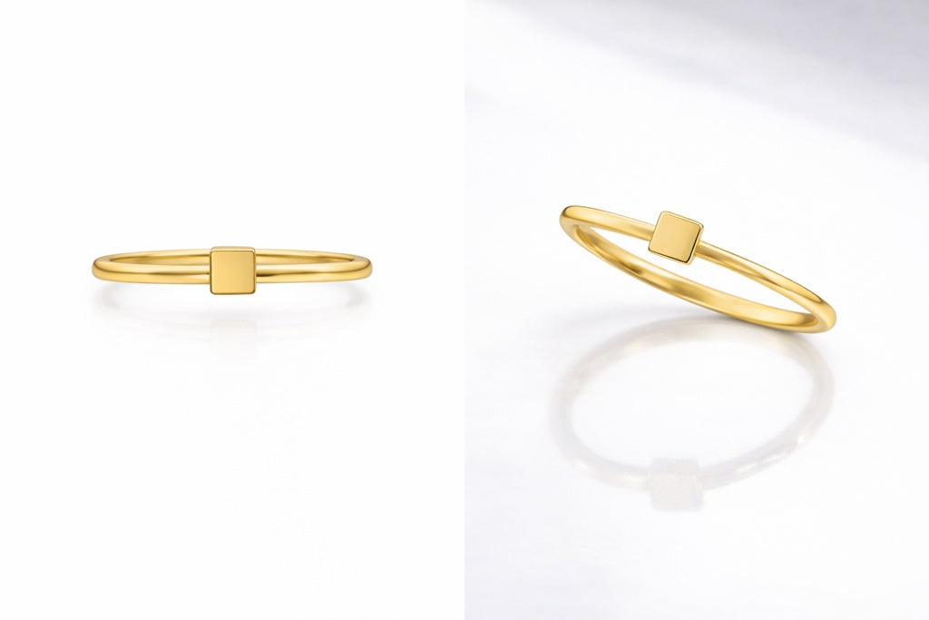 14K SIMPLE RING WITHCSIZE 7 – JY Jewelry Wholesale