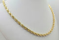 10K SOLID ROPE CHAIN – 20" 4MM – JY Jewelry Wholesale