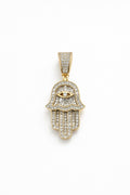 10K DIAMOND HAMSA PENDANT – 0.37CT – JY Jewelry Wholesale