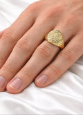 10K ROUND NUGGETS DESIGN MAN'S RING – 9.5 – JY Jewelry Wholesale